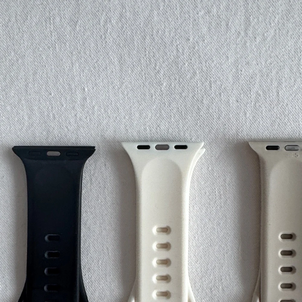 Set of Four Silicone Watch Bands